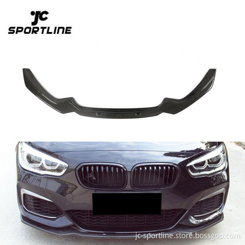 Carbon Fiber Front Bumper Splitter Lip Chin for BMW F20/F21 120i M-Sport 2016-2018